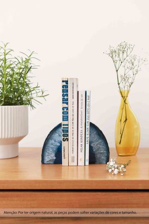 Porta-livros Agata Azul