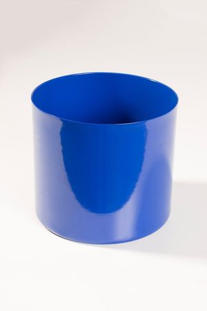 Vaso Cachepot Alumínio Azul