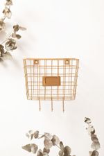 Organizador-de-Parede-Grid-Dourado