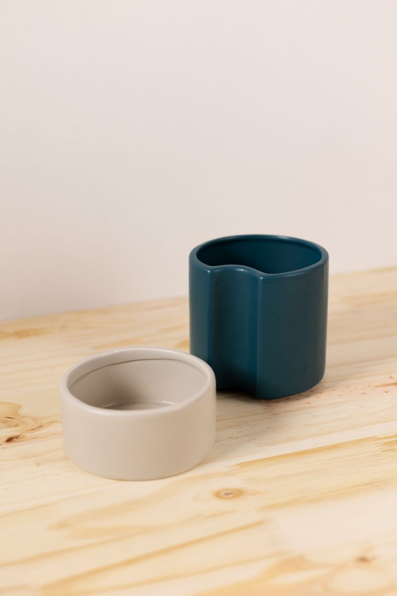 Vaso-Autoirrigavel-Alto-Em-Ceramica-Azu