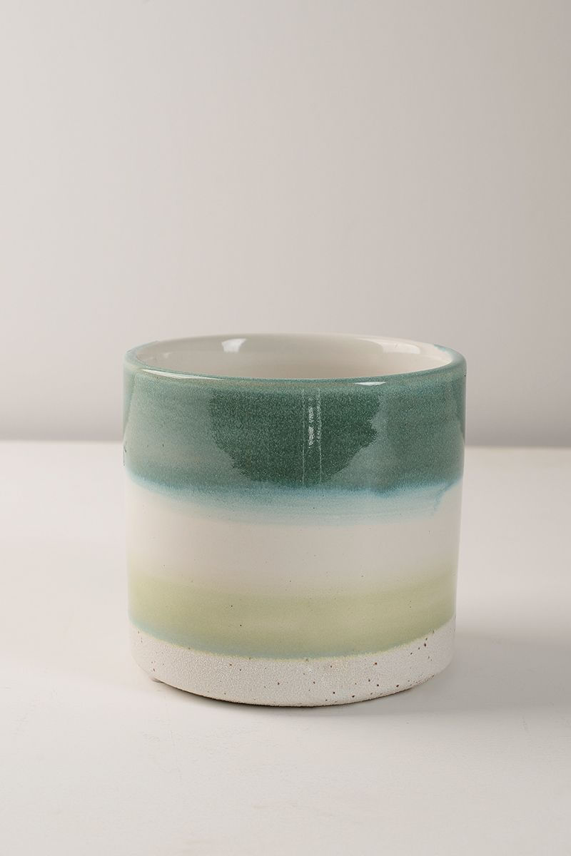 Vaso-Ceramica-Tons-de-Verde