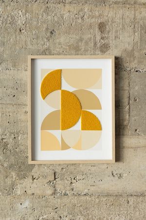 Quadro com Textura Circles