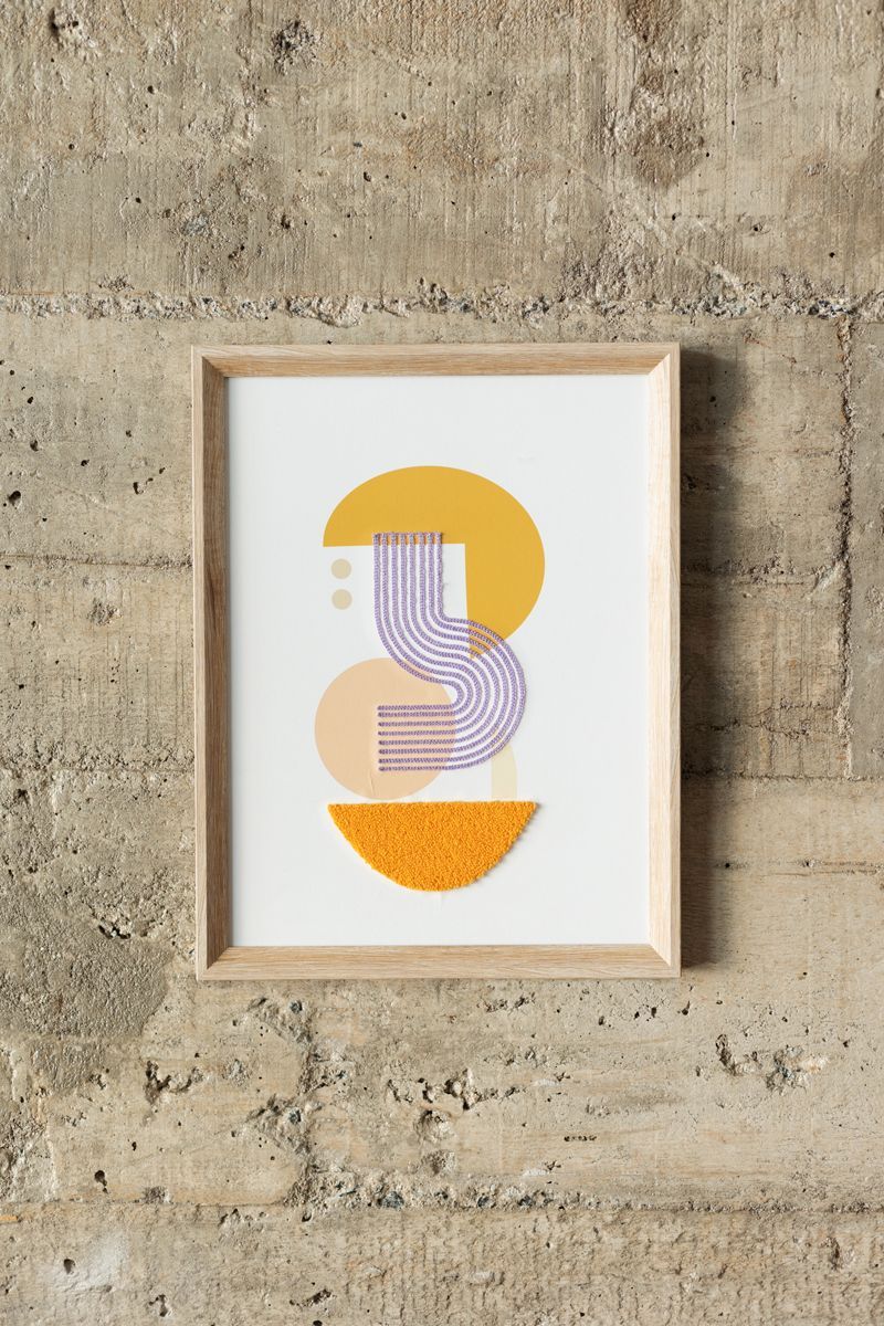 Quadro-com-Textura-Abstract