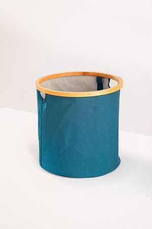 Cesto de Tecido E Bambu