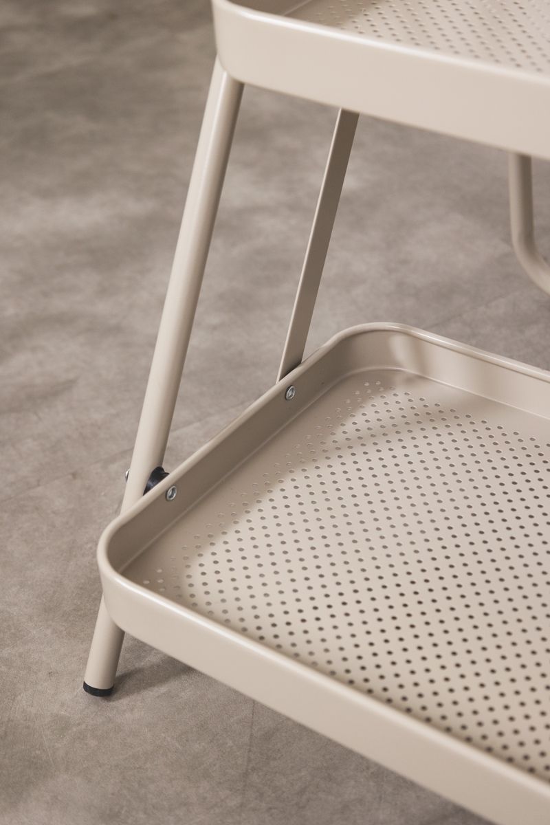 Mini Prateleira Dobravel 3 Andares Taup