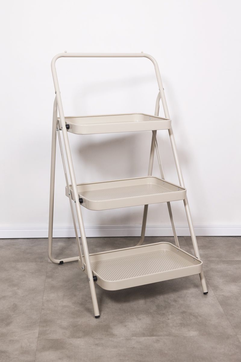 Mini Prateleira Dobravel 3 Andares Taup