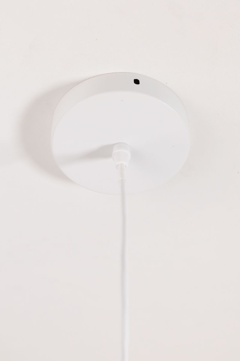 Luminaria Pendente Ceramica Rosa