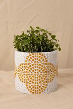 Vaso Ladrilho Amarelo M