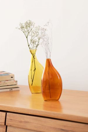 Vaso Curvas Âmbar